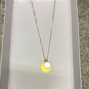 Madewell Gold Double Disc Necklace
